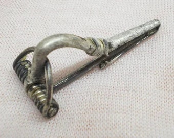 Ancient Roman Silver Brooch / Unique Ancient Brooch / Roman Jewelry / Roman Authentic Artifact