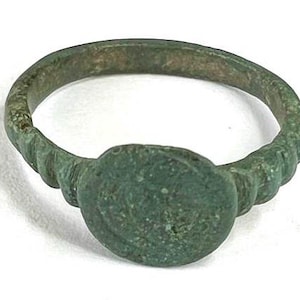 Ancient Medieval Crusaders ring. Medieval ring. Ancient ring. Medieval artifact. Middle age ring. Antique ring. Vintage ring. US 16,6