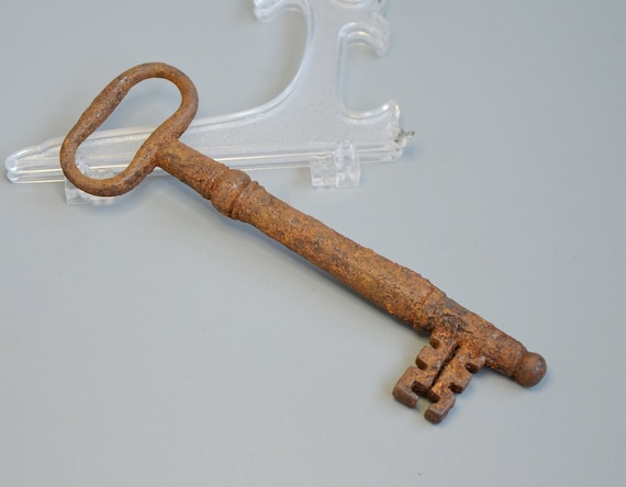 Großer Antiker Mittelalter Eisen Schlüssel. Vintage Schlüssel. Meieval  Schlüssel. Mittelalter Artefakt. - .de