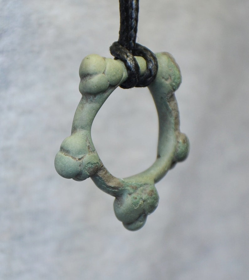 Ancient Celtic Ring money pendant Spiked Proto-Money Pendant Celtic Artefact Celts Talisman