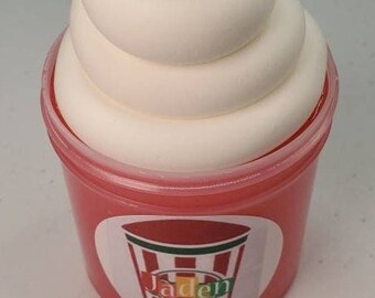 Italian Ice Custard slime jelly clay scented cherry ice great gift idea for all ages sensory play toy fidget stress relief holiday gift idea