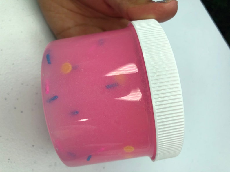 Frozen Pink Lemonade Jelly Slime / Scented Slime / Sprinkle Etsy
