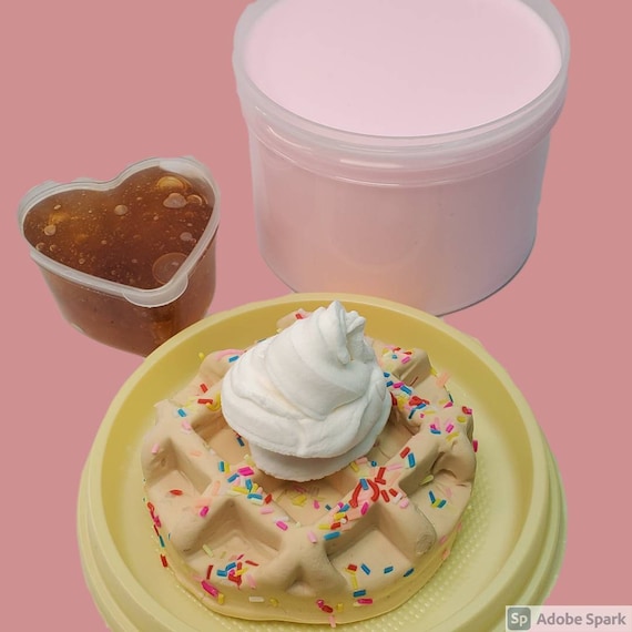 sloueasy DIY Cake& Chocolate Donuts& Ice Cream Dessert Theme Slime Kit for Kids Party Favors to Make Butter Cloud and Foam Slime, DIY Slime Suppliers