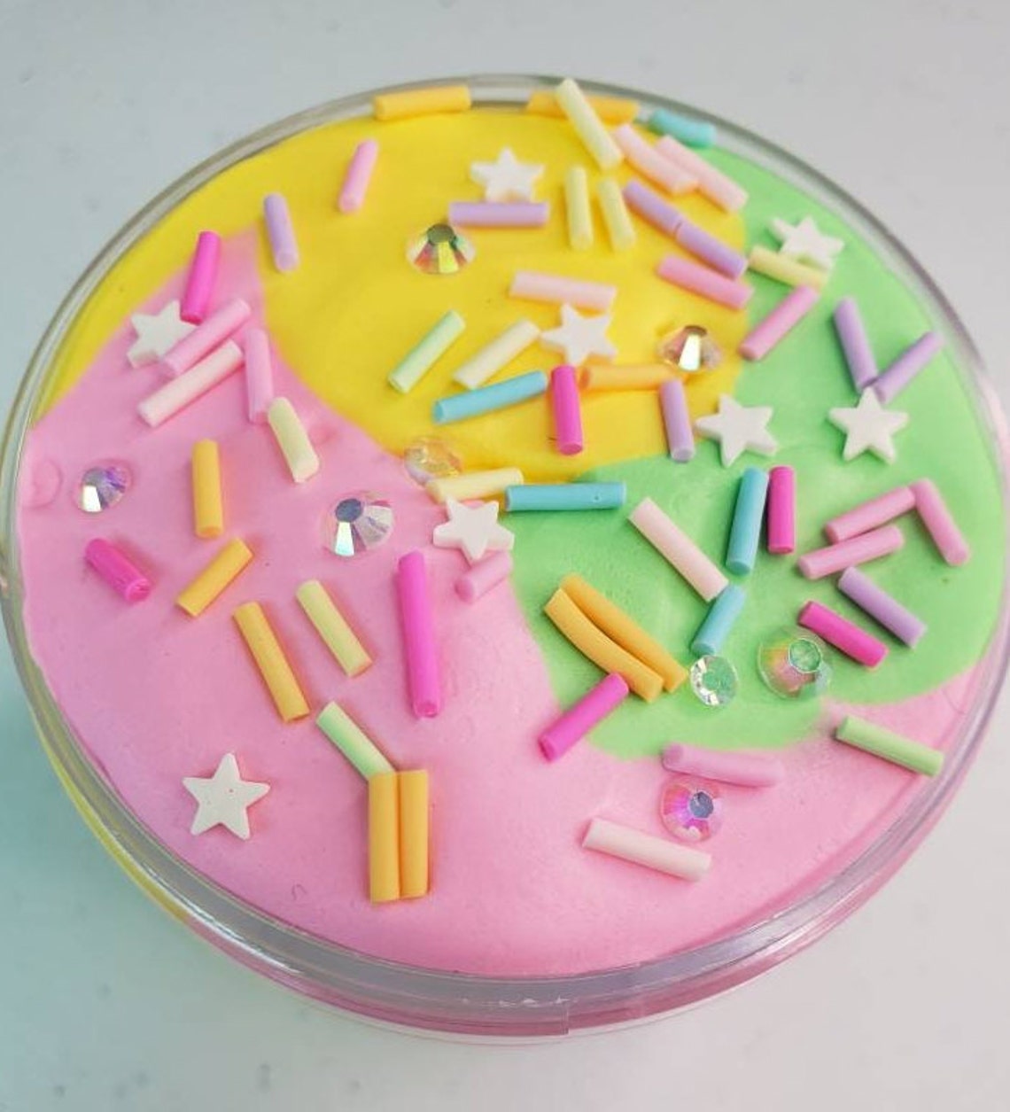Pretty Pastels Butter Slime Scented Kawaii Sprinkle Mix Etsy