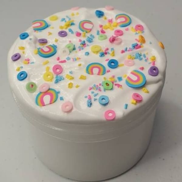 Cereal Marshmallow Fluff butter slime scented stress relief toy fun gift idea