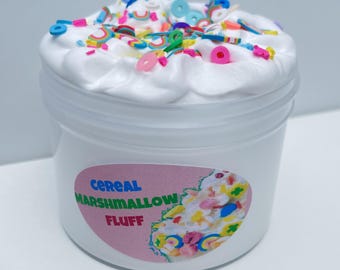 Cereal Marshmallow Fluff Butter Slime: Scented Stress Relief Product