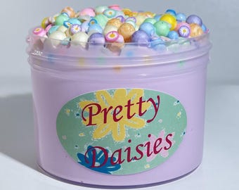 Slime Pretty Daisies, slime profumato con perline di schiuma