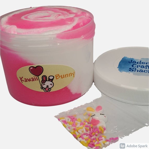 Kawaii Bunny gelée et nuage crème slime parfumée slime jouet fait maison  soulagement du stress idée cadeau jouet sensoriel excellente idée cadeau  pour les enfants -  France