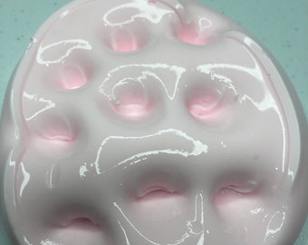 Strawberry Vanilla Slime thick and glossy slime / foambeads