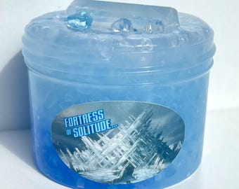 Festung der Einsamkeit Klar Slime Film unter dem Duft Slime Crunchy Sensorisches Produkt
