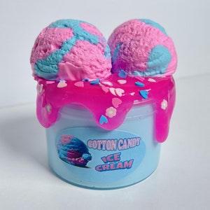 Zuckerwatte Eis DIY Slime Kit: Duftender Wolken Slime