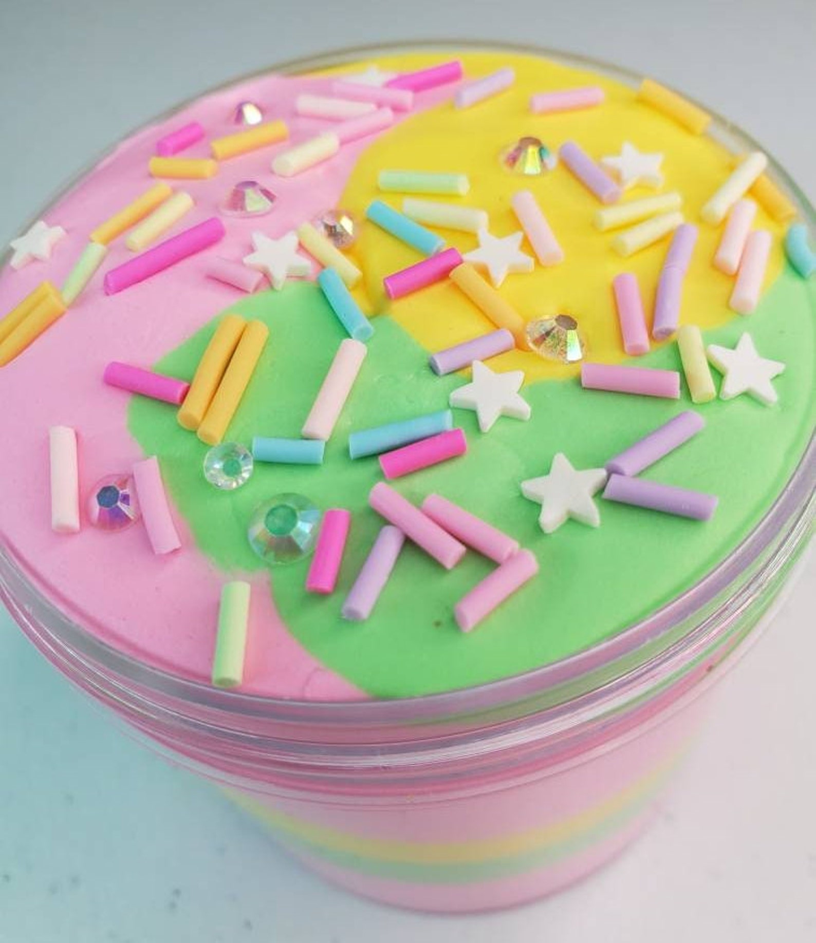 Pretty Pastels Butter Slime Scented Kawaii Sprinkle Mix Etsy