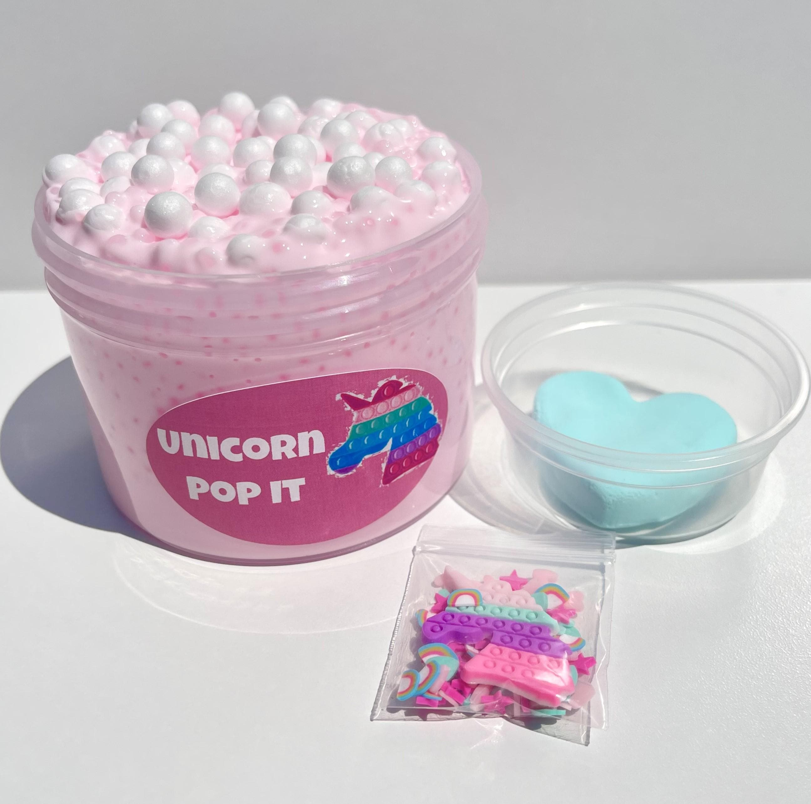 Slushee Slime R Unicorn Popit Slime: Crunchy White Glue Slushee, Sensory ASMR - Etsy