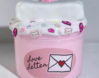 Lettera d'amore fai da te slime denso e lucido profumato regalo gioco sensoriale San Valentino tutte le età cestino