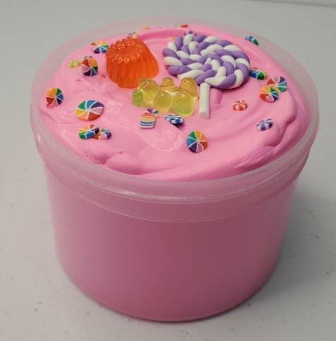 I Love Candy Butter Slime Clay Scented Kawaii Candy Charms