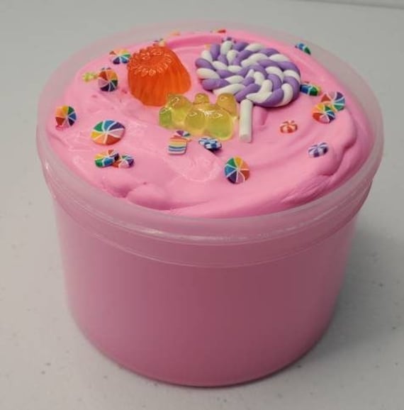 Pink Hot Coco Handmade Butter Cloud Slime