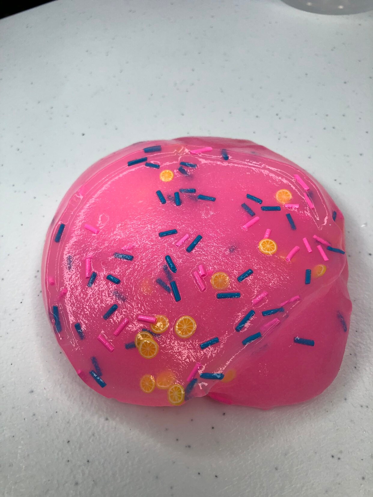 Frozen Pink Lemonade Jelly Slime / Scented Slime / Sprinkle Etsy
