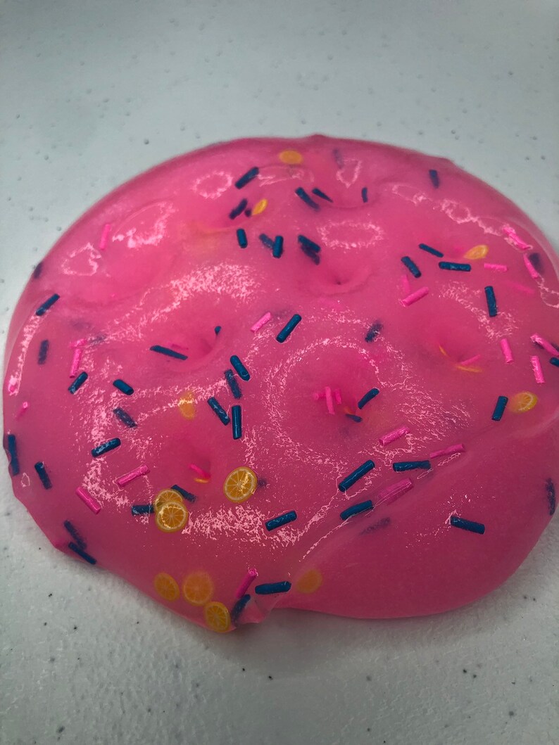 Frozen Pink Lemonade Jelly Slime / Scented Slime / Sprinkle Etsy