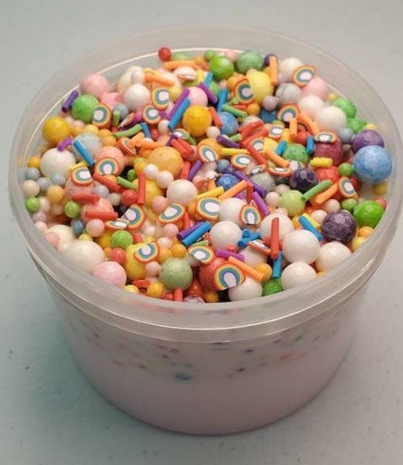 Rainbow Colorful Styrofoam Decorative Slime Beads DIY Craft For Crunchy  Slime
