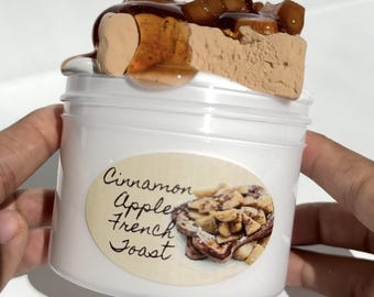 Cinnamon Apple French Toast Slime: DIY Sensory Fidget Craft