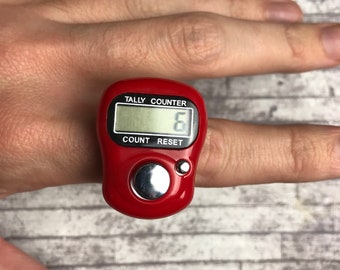Stitch Counter, Knitting Gifts, Crochet Accessories, Stocking Fillers For Mum, Digital Row Marker, Cute Mothers Day Gift
