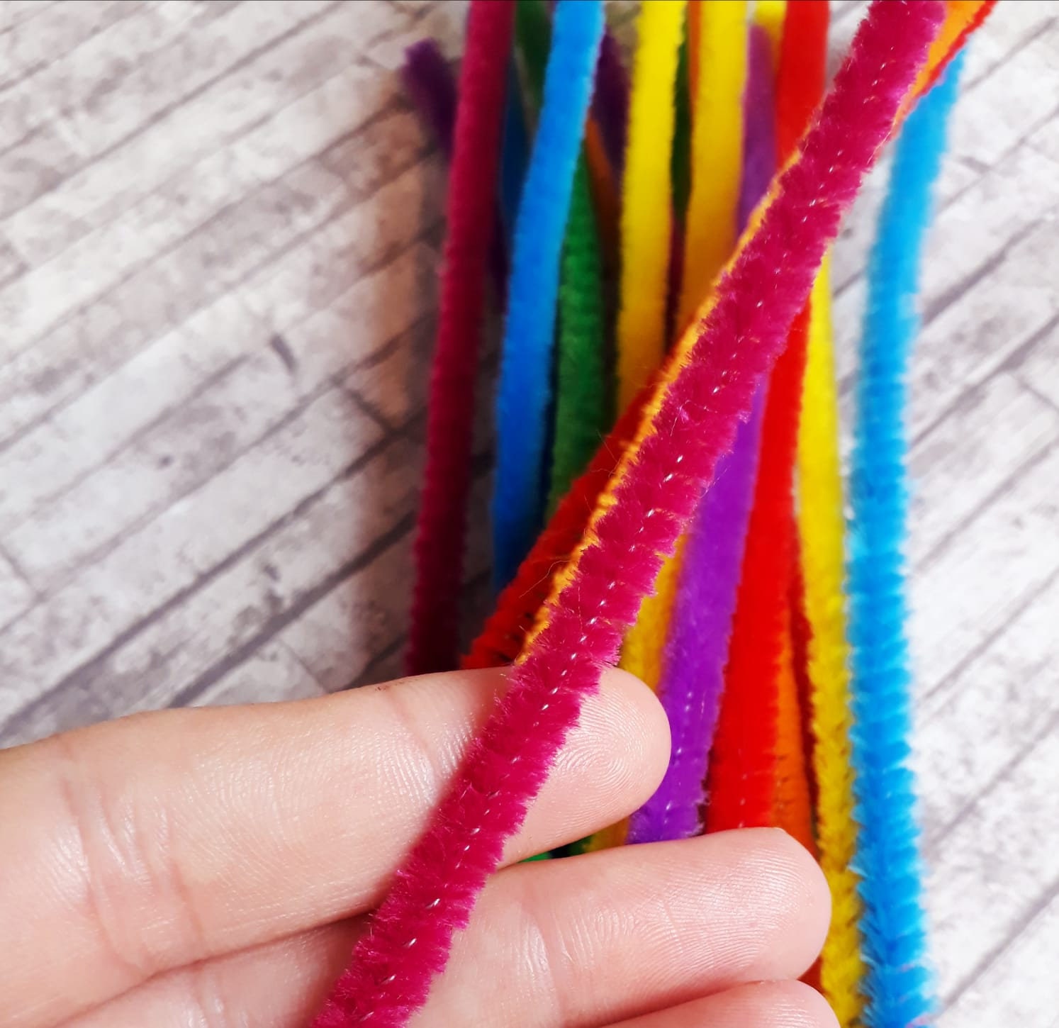 10 Glitter Pipe Cleaners 30cm x 6mm Create Unique Shapes Etsy