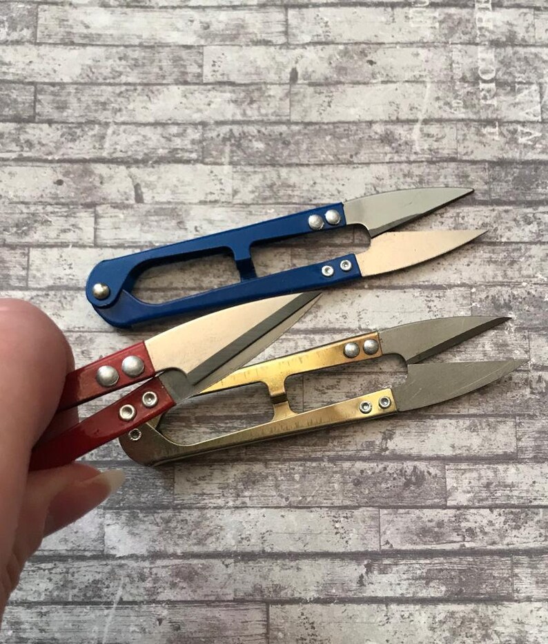Red Thread Snippers Sewing Trimming Nippers Sharp Trimmers Etsy