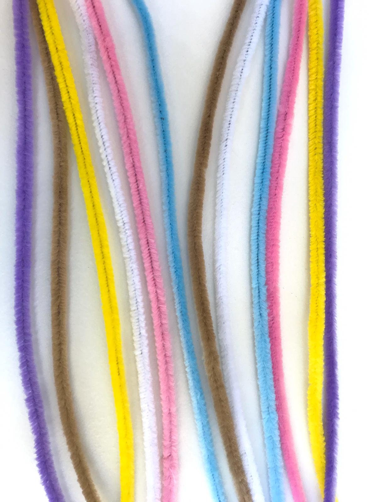 Pastel Pipe Cleaners, 30cm Long Chenille Stems, Assorted, Scrapbooking,  Card Making, Children's Craft Box Supply, 10/20/40 Pieces 