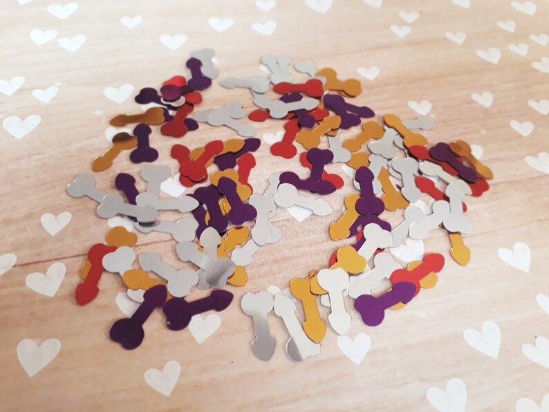 Engagement Novelty Decor Table Decoration Adult Party 100 Pcs Hen Party Bachelorette Party Decorations Supply Red Penis Confetti