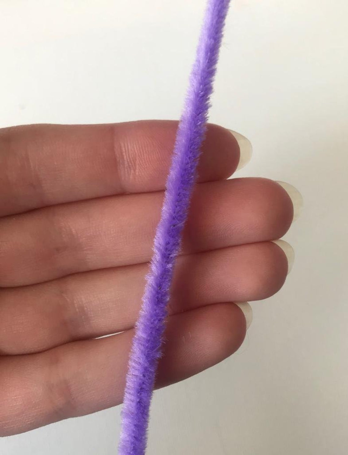 100 Purple Pipe Cleaners 30cm Nose Wire Long Chenille Stems Etsy