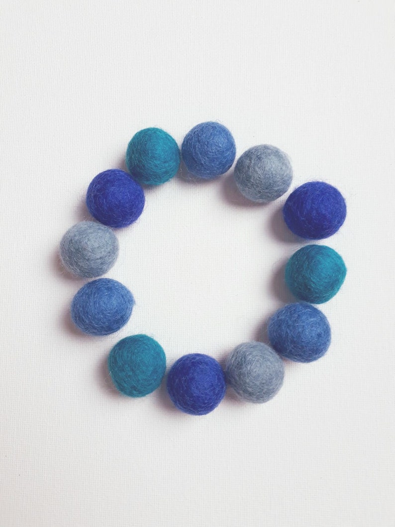 100 Wool Felt Balls 2cm Choose Your Colours Bulk Pom Poms Etsy