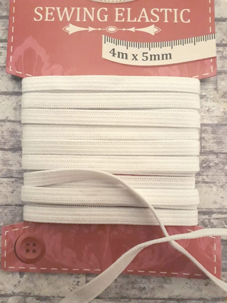 4 Yards 6mm 1/4 Inch Elastic Cord For Face Masks Bulk Sewing Etsy