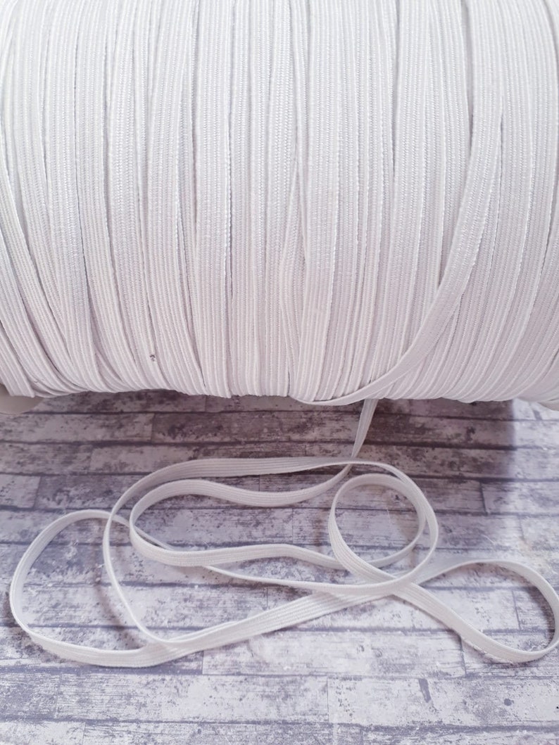 4 Yards 6mm 1/4 Inch Elastic Cord For Face Masks Bulk Sewing Etsy