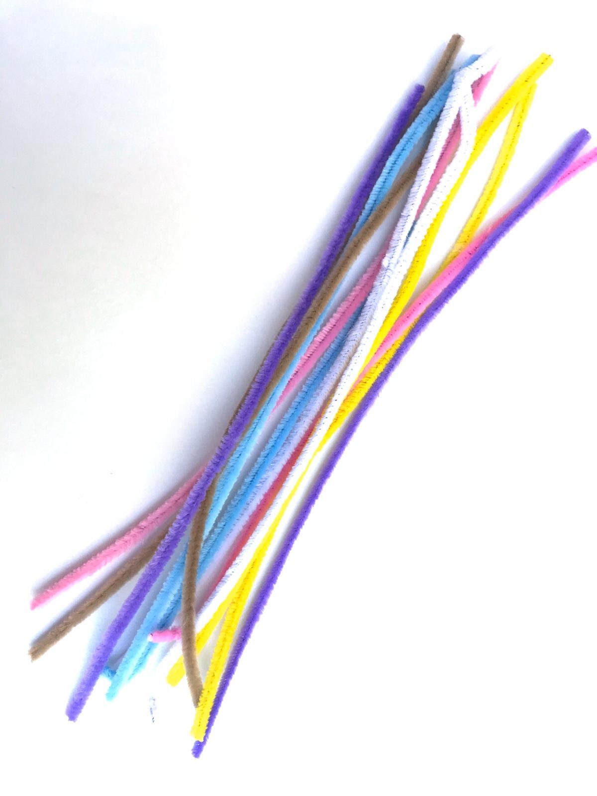 Pastel Pipe Cleaners, 30cm Long Chenille Stems, Assorted, Scrapbooking,  Card Making, Children's Craft Box Supply, 10/20/40 Pieces 