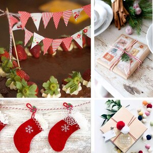 May include: A red and white striped baker's twine with a red heart charm. The twine is wrapped around a brown gift box with a white tag that reads "Best Quarantined Teacher Ever".