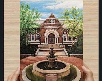 Amesbury Public Library - Original Fine Art Print