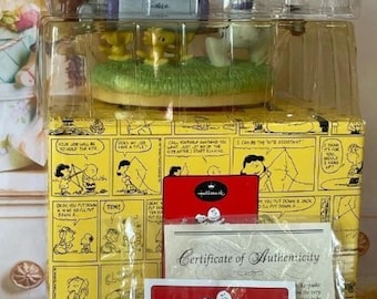 Figura vintage de Snoopy de Peanuts Gallery en el campo de golf, primera edición de 1795, estatua coleccionable de dibujos animados de Peanuts.
