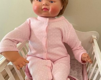 1960s Baby Dear Clone Doll She CRIES RESTORED 19"!