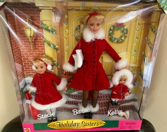 vintage christmas barbie dolls