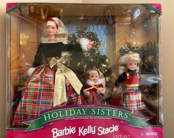 vintage christmas barbie