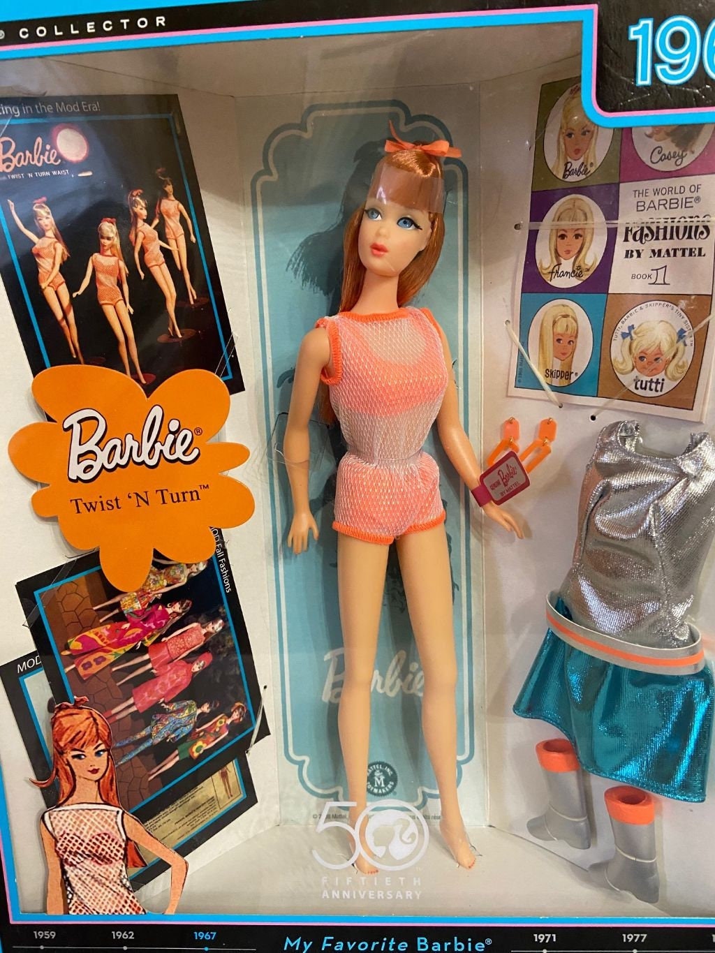 Barbie Twist'n Turn rousse Réédition - Poupées de notre