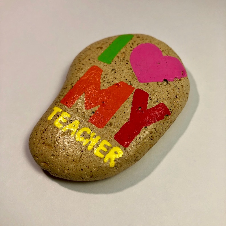 Appreciation gifts for the end of term Personalized Teacher Gift I Love My Teacher MADE TO ORDER