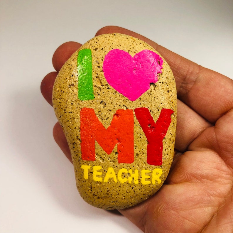 Appreciation gifts for the end of term Personalized Teacher Gift I Love My Teacher MADE TO ORDER