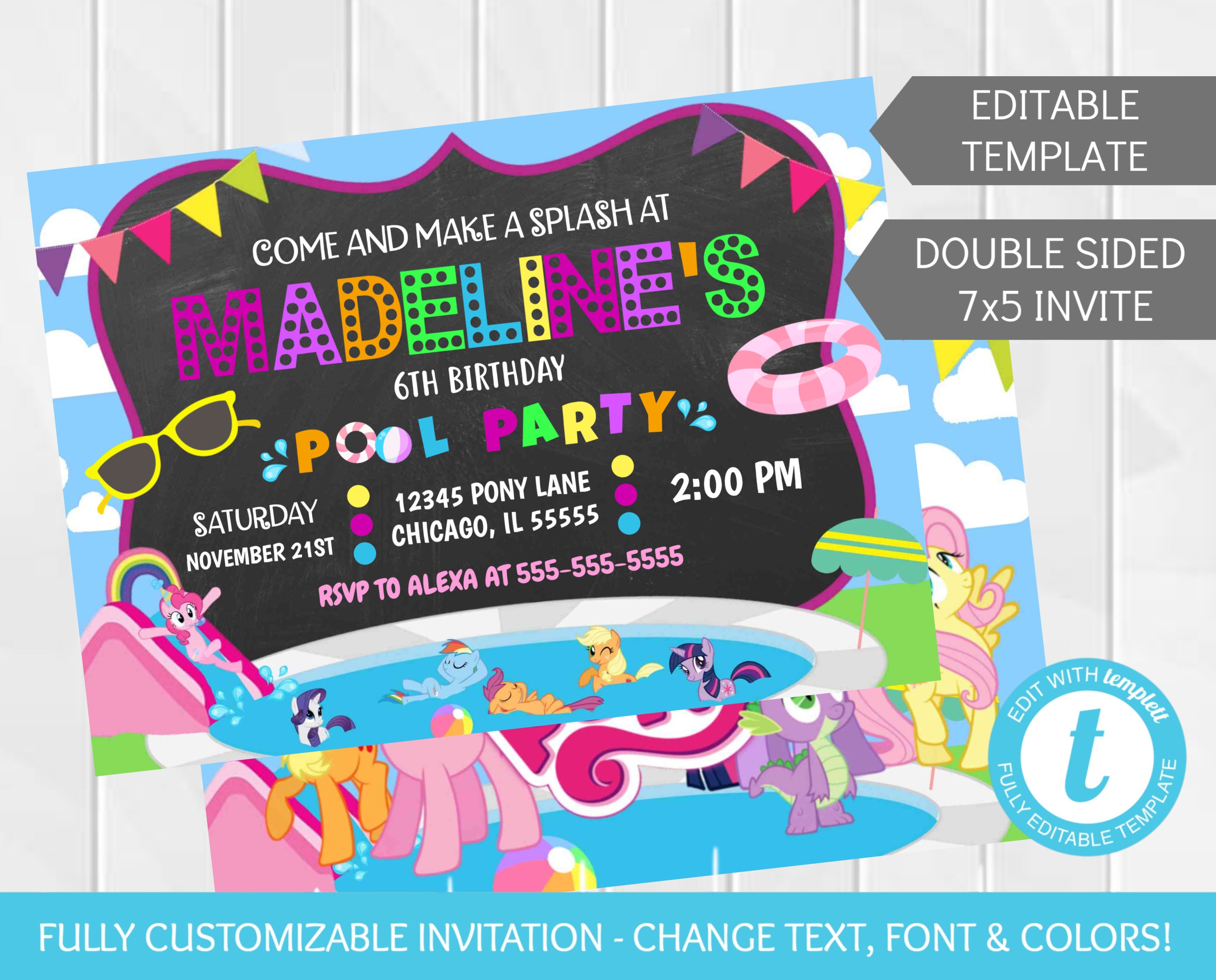 Mlp Invitations Etsy Ireland