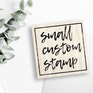 Small Custom Stamp with Your Design and Size | DIY Stamp  |  Self-inking stamp | Large Custom Company Stamp