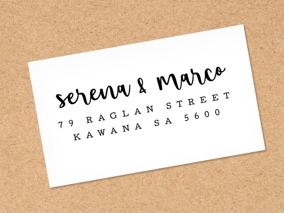 45 personalized address labels australia