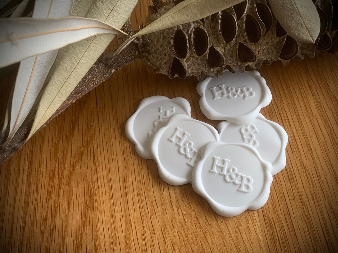 Custom Wax Seal Wedding Logo Seal Modern Wedding Wax Seal Sticker