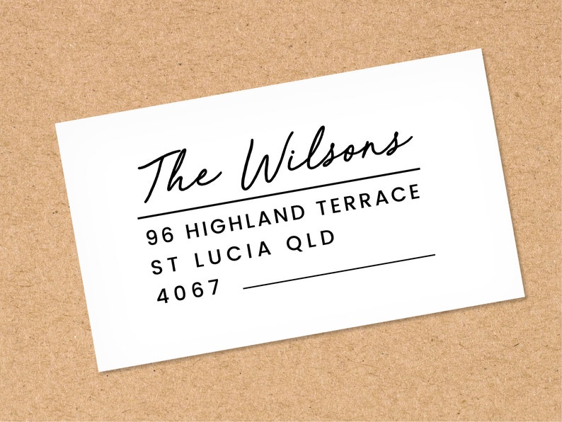 Return Address Sticker for Business Envelope With Modern Etsy
