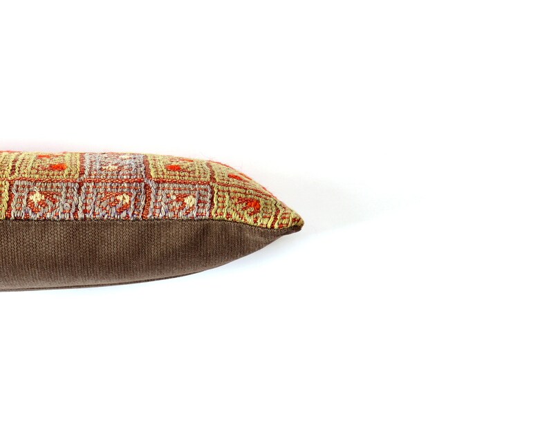 Kilim Lumbar 12x24 Pillow Turkish Lumbar Pillow Case 30x60 Etsy