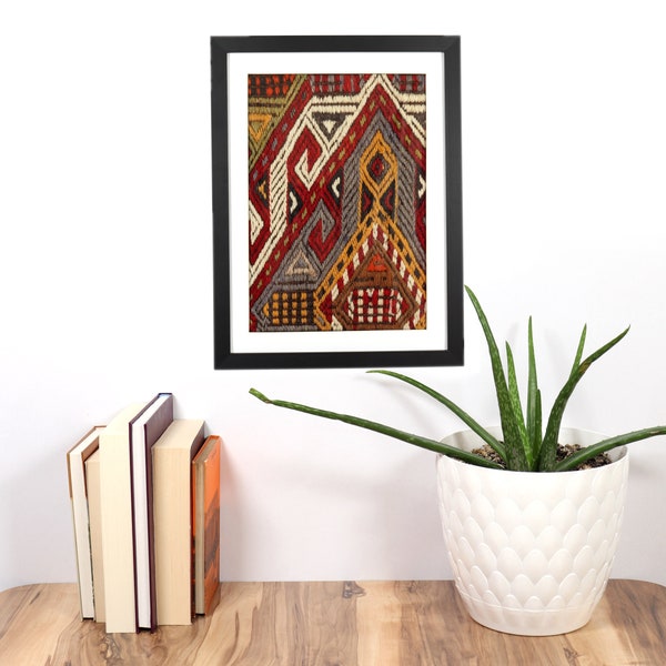 Framed Textile Art Etsy